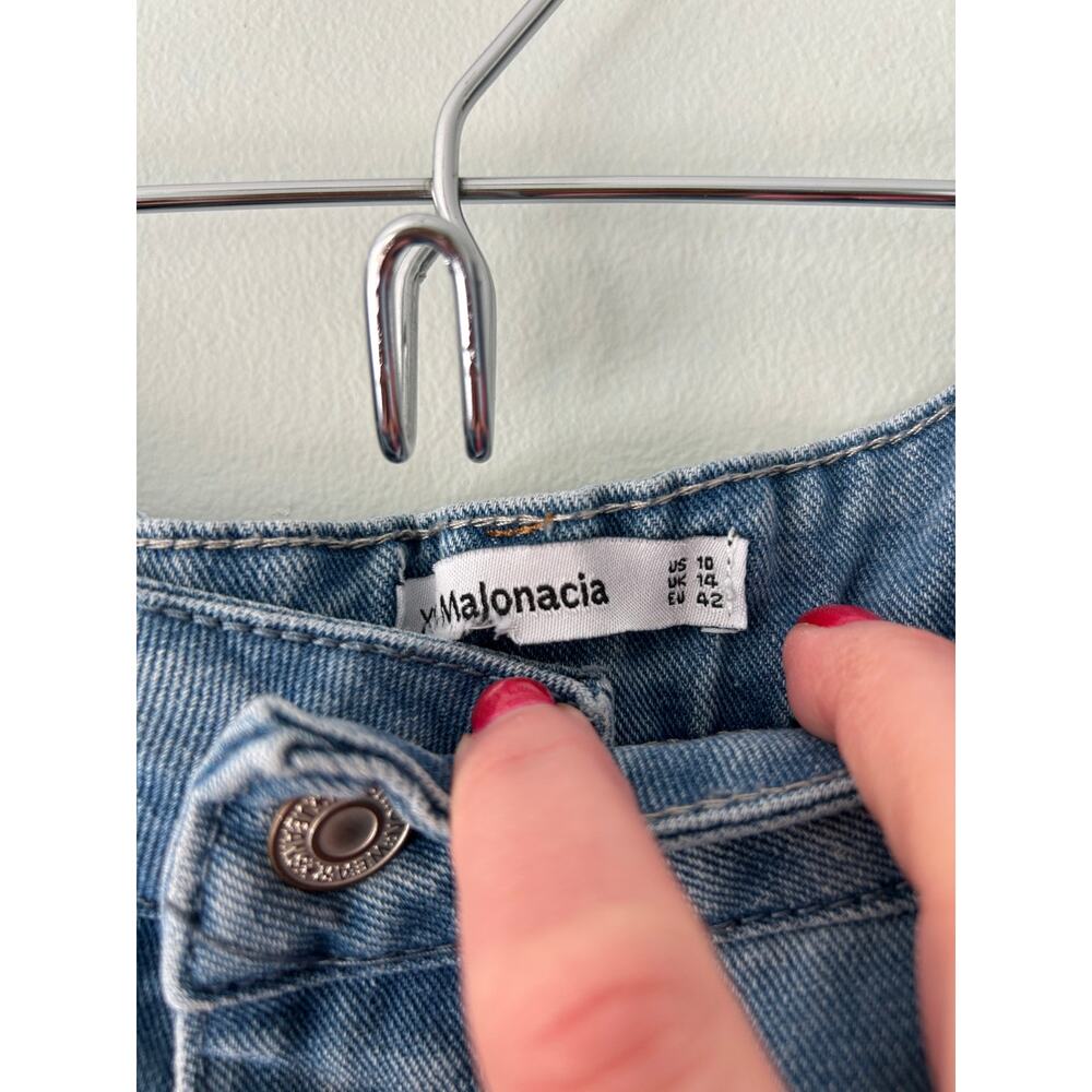 Malonacia Floral Animal Embroidered Distressed Jeans 10 - Picture 8 of 9